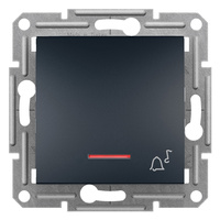 Podomietkové tlačidlo zvončeka s osvetlením bez rámu SCHNEIDER ASFORA