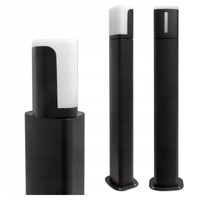 Záhradné stojace vonkajšie pólové svietidlo LED 7,5 W 4000K, neutrálna biela čierna IP54 Veroni 60 cm Masterled