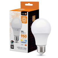 LED žiarovka E27 guľka 10W 950lm 4000K neutrálna biela 270° Kobi