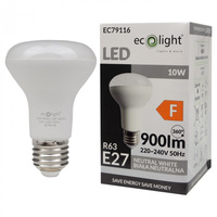 LED žiarovka reflektor R63 E27 10W 900lm 4000K neutrálna biela Ecolight
