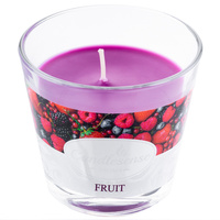 Dekoratívna sklenená vonná sviečka Lesné ovocie