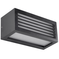 Nástenné svietidlo Vonkajšie fasádne svietidlo E27 čierne IP54 Osaka Sanico Goldlux