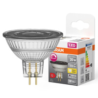 LED žiarovka MR16 reflektor GU5.3 3,4W = 20W 230lm 2700K teplá biela CRI90 12V 36° Stmievateľná SUPERSTAR Osram