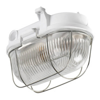 Svietidlo do kanála E27 25W IP54 Povrchová montáž Biela HERMI Kanlux