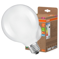 LED žiarovka G95 Sphere E27 5W = 75W 1055lm 6500K studená biela 330° Filament CLASSIC ENERGY EFFICIENCY Osram