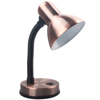 Stolná stolná lampa Nastaviteľné školské nočné svetlo E27 Copper