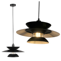 Stropné závesné svietidlo E27 Black Berit Sanico Goldlux