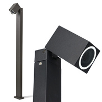 LED GU10 IP44 Black Quazar Kobi Vonkajšie stojace záhradné svietidlo