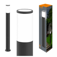 Vonkajšie záhradné svietidlo PIPE Round 60cm IP54 GU10 Black Videx