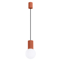 Závesná lampa Závesná lampa G9 Round Red Modern Matte Halo Sollux