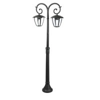 Záhradné svietidlo 2xE27 Tall 141CM Black VT-738 V-TAC