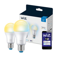 2x LED žiarovka E27 A60 8W = 60W 2700-6500K SMART WiFi WiZ