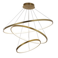 Stropné závesné svietidlo LED 60W 8000lm 4000K, neutrálna biela 120° zlaté LEA Sanico Goldlux