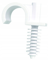 Montážny háčik Single RING-16 White 50ks ECOLIGHT