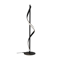 LED 20W 110lm 4000lm, neutrálna biela čierna 90cm stojaca lampa Xudo