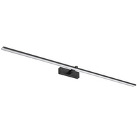 Svietidlo nad zrkadlo VENUS LED kúpeľňové nástenné svietidlo 24W 1680lm čierne neutrálna biela 120cm