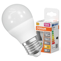 LED žiarovka P45 guľka E27 6,5W = 60W 806lm 2700K teplá biela 150° STAR CLASSIC Osram