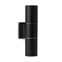 Záhradné nástenné LED svietidlo zhora nadol QUAZAR 3 GU10 GRAFIT KOBI