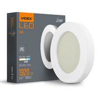 Vonkajšia lampa LED Plafond 24W 2600lm 5000K studená biela IP65 Videx