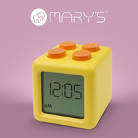 Detský elektronický budík Yellow Battery mAh MARY'S CLOCK