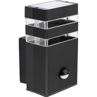 Vonkajšie záhradné svetlo GU10 120° čierne IP54 so senzorom pohybu Inez Masterled