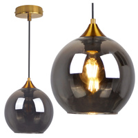 Stropné závesné svietidlo E27 Gold Grey Damar Sanico Goldlux