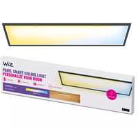LED panelové stropné svietidlo 36W 3400lm 2700-6500K TW 120x30 cm čierne obdĺžnikové Smart SMART WiFi Bluetooth App WiZ