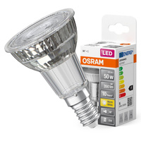 LED žiarovka PAR16 reflektor E14 4,5W = 50W 350lm 2700K teplá biela 36° STAR Osram