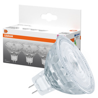 3x LED žiarovka MR16reflektorom GU5.3 2,6W = 20W 210lm 2700K teplá biela 12V 36° STAR Osram