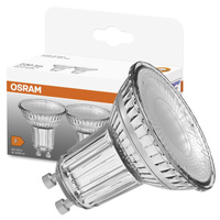 2x LED PAR16 reflektor GU10 2,6W = 35W 230lm 2700K, teplá biela 36° STAR Osram