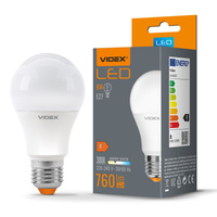 LED žiarovka E27 A60 8W = 57W 760lm 3000K teplá biela 240° Videx