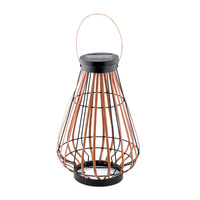 Vonkajšia solárna LED záhradná stojaca lampa s príveskom 3000K IP44 37cm Dusk Sensor