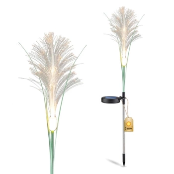 LED solárne záhradné lampy riadiace stojace okrasné IP44 vonkajšie trávnaté svetlo