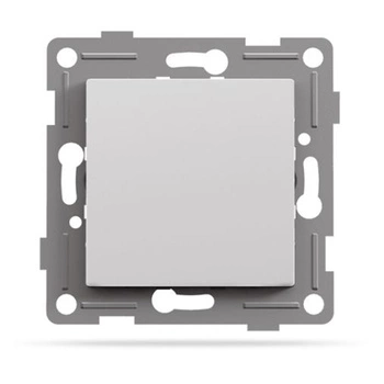 Kryt pre rámček zásuvky spínača biely BINERA VIDEX