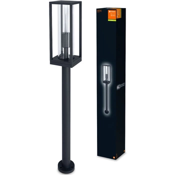Vonkajší stojaci stĺp E27 80cm IP44 Endura Ledvance Grey záhradné svietidlo