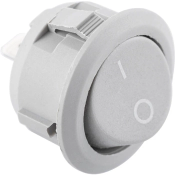 Nábytkový kolískový spínač ON/OFF sivý
