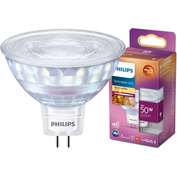 LED žiarovka GU5.3 reflektor MR16 7W = 50W 621lm 2200-2700K teplá biela CRI90 36° 12V Stmievateľná WarmGlow Philips