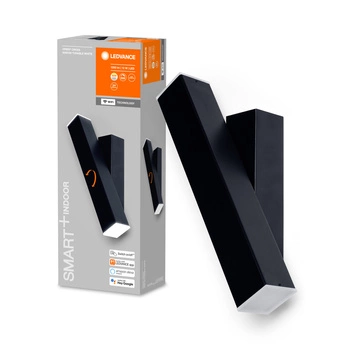 Inteligentné nástenné svietidlo LED 12W 1200lm Moving CCT Stmievateľné čierne SMART+ WiFi Orbis Ledvance