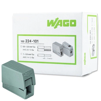 Sada rýchlospojok 100x 224-101 pre kábel 0,5-2,5 mm