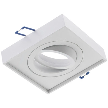 Svietidlo HALOGEN TUBA SPOT na zapustenú montáž Pohyblivé svietidlo Midi GU10 Lumiled Square White 20mm