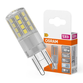 LED žiarovka G9 4,5W = 48W 600lm 4000K neutrálna biela 320° LED PIN Osram