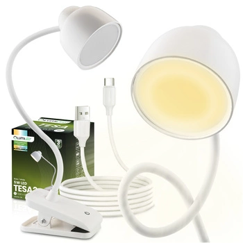 Školská stolová lampa LED 5W CCT TESA 2 White LUMILED