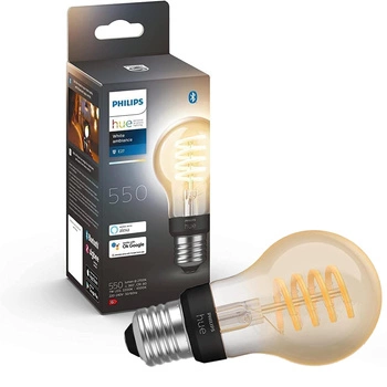 LED žiarovka E27 A60 7W = 40W 550lm 2200-4500K CCT FILAMENT SMART Smart Bluetooth ZigBee White Ambiance Philips HUE