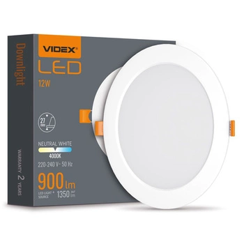 LED panel Zapustené svietidlo 12W 1350lm 4000K neutrálna biela Videx