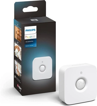 Vnútorný senzor pohybu a súmraku IP20 biely batériový Zigbee Bluetooth senzor Philips HUE
