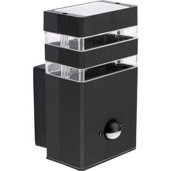 Vonkajšie záhradné svetlo GU10 120° čierne IP54 so senzorom pohybu Inez Masterled