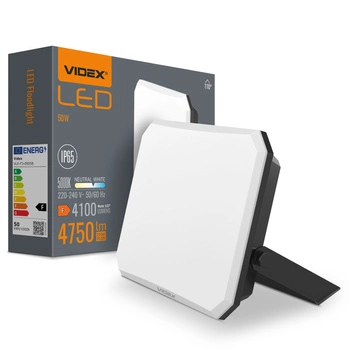 LED reflektor 50W 4750lm 5000K studená biela čiernamliečnym odtieňom Videx