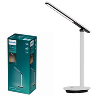Stolná lampa LED 5W 130lm 2700-5000K USB slonovinovo biela Philips