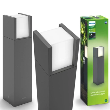 Záhradná vonkajšia lampa PIPE 40cm LED 6W 600lm 4000K IP44 Arbour Philips