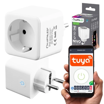 Inteligentná zásuvka WiFi Wattmeter Timer TUYA SMART NIVO LUMILED
